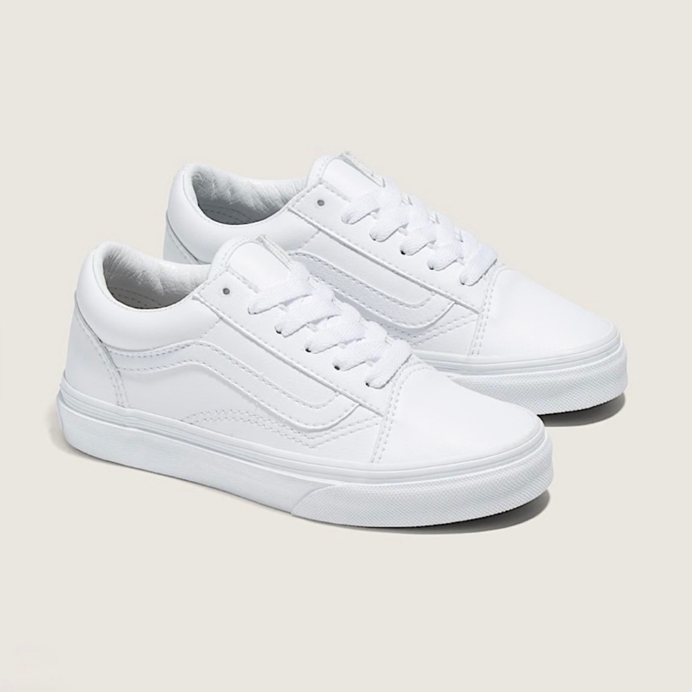 Vans, White, Tennis Shoes, Size 8.5